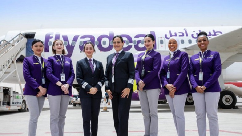 For the first time in Saudi Arabia, a plane with a female crew flew in the sky-DailyProbash.com